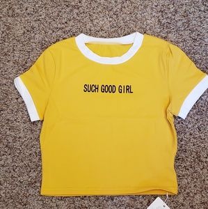 Teenage girl crop tops